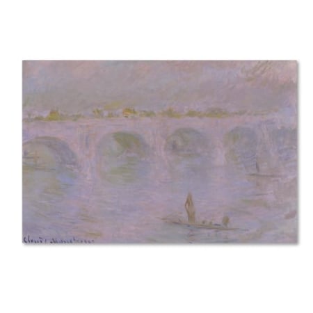 Monet 'Waterloo Bridge In London' Canvas Art,30x47